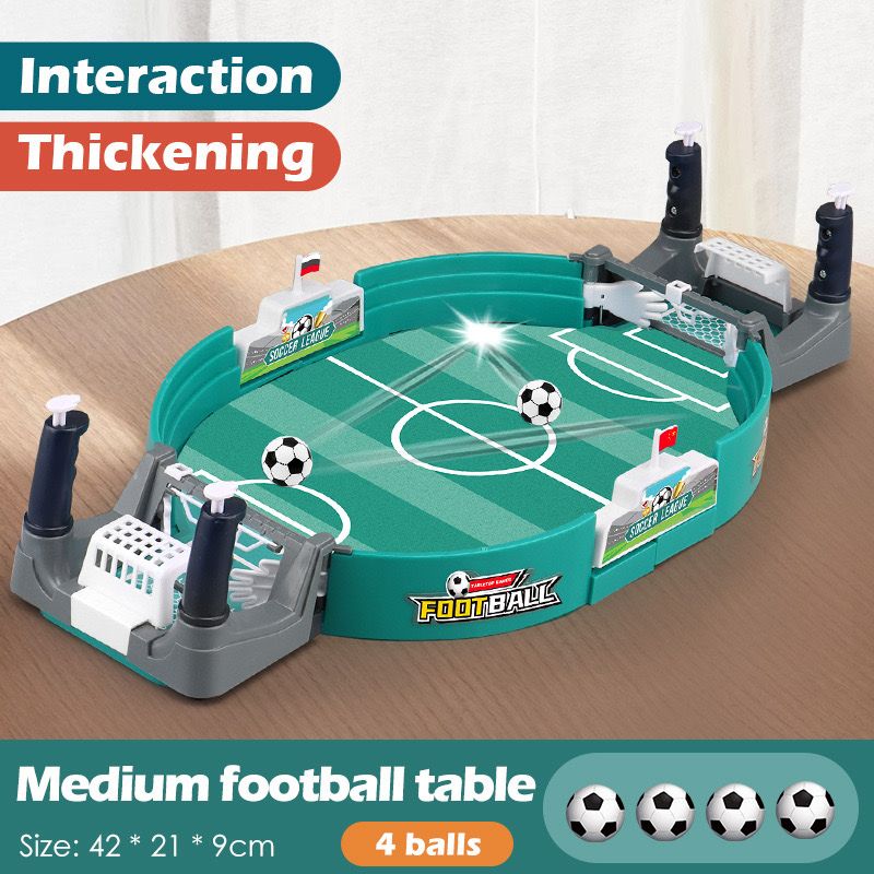 Tabletop Foosball Game - Portable Handheld Soccer Game for Children and Parents