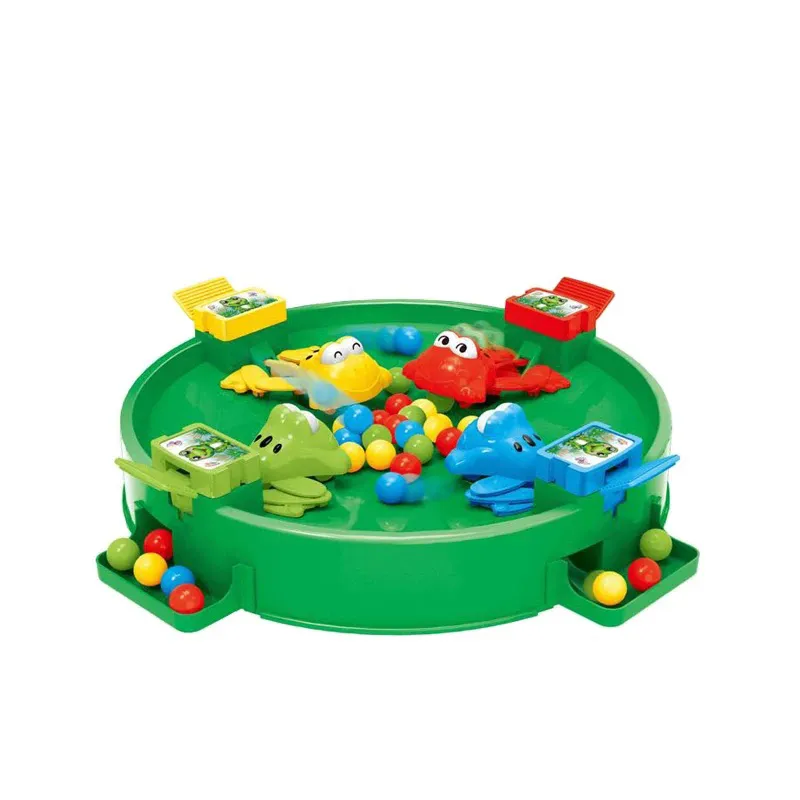 Multiplayer Frog Swallowing Bead Game - Interactive Tabletop Toy Color-B big image 1