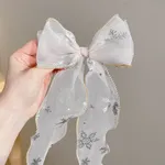 Toddler/kids Sweet Long ribbon with bow White