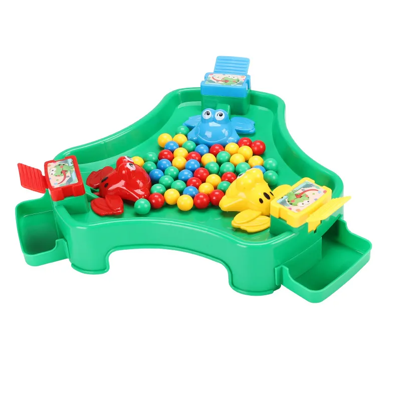 Multiplayer-Froschschluckperlenspiel - Interaktives Tabletop-Spielzeug Farbe-A big image 1
