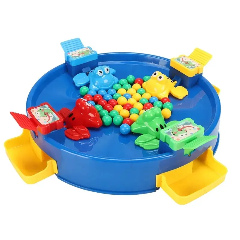 Juego multijugador de cuentas tragasaliva de rana - Juguete de mesa interactivo Color-B