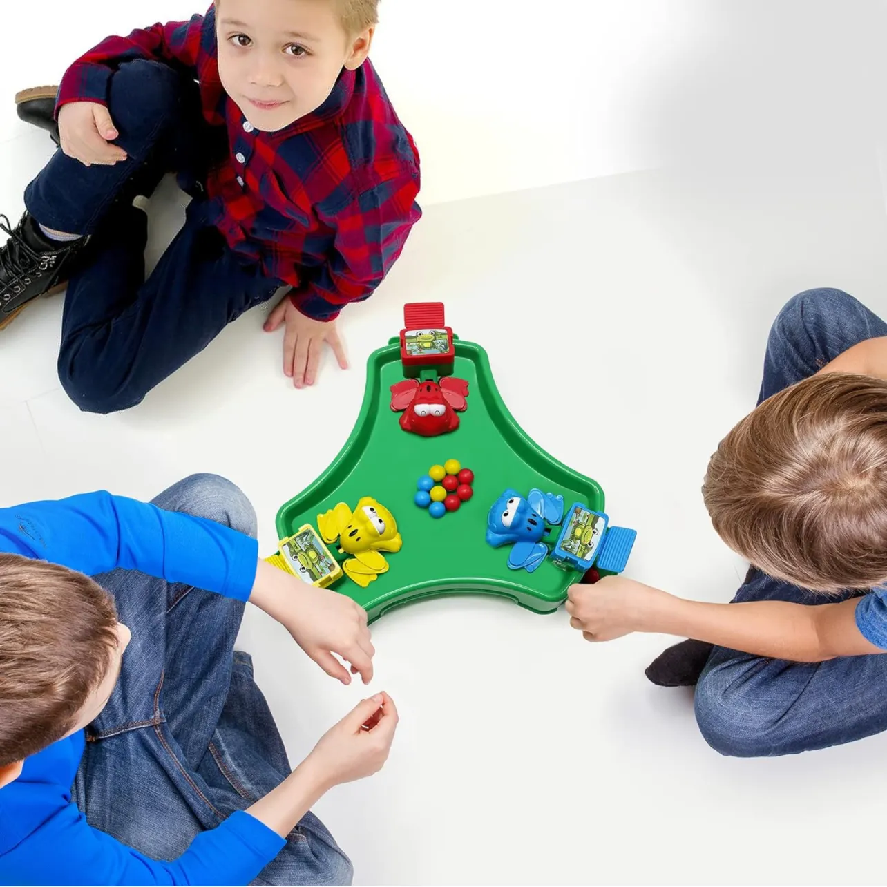 متعددة اللاعبين الضفدع ابتلاع حبة لعبة - لعبة الطاولة التفاعلية اللون- أ big image 1