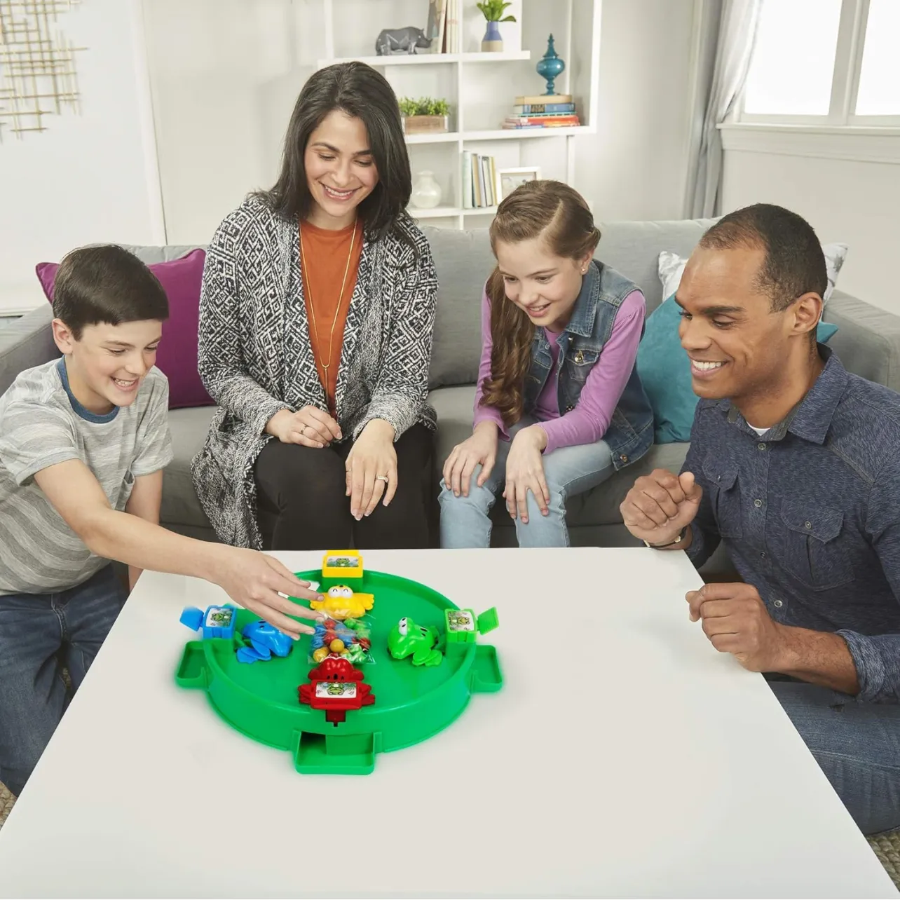 متعددة اللاعبين الضفدع ابتلاع حبة لعبة - لعبة الطاولة التفاعلية اللون- ب big image 1
