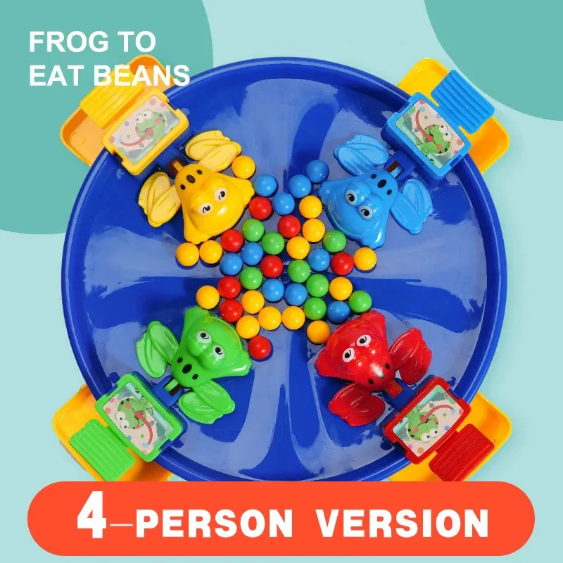 Juego multijugador de cuentas tragasaliva de rana - Juguete de mesa interactivo Color-B big image 1
