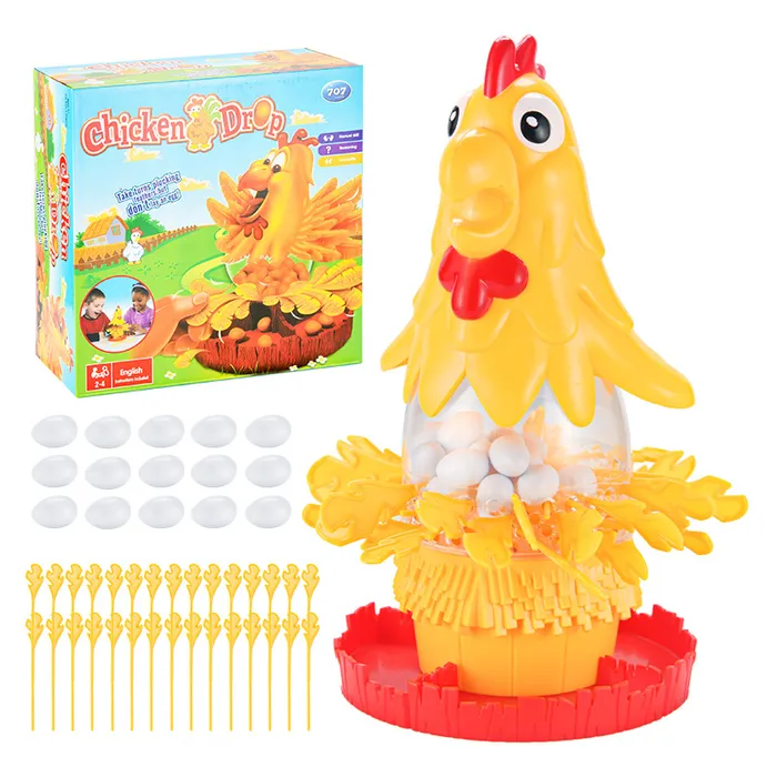 Juego de huevos de gallina - Actividad de mesa divertida e interactiva para 2-4 jugadores