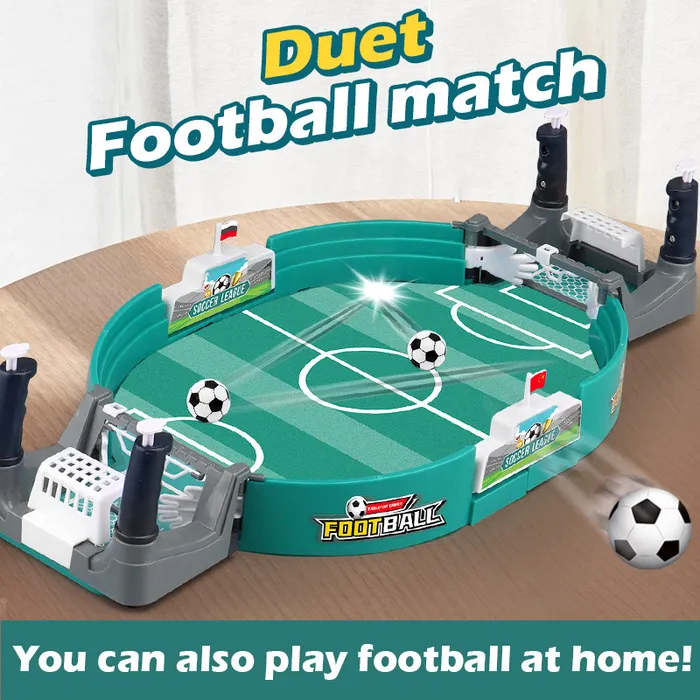 Tabletop Foosball Game - Portable Handheld Soccer Game for Children and Parents