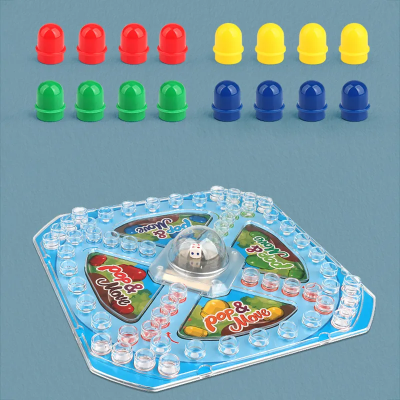 Juguete de ajedrez volador para niños - Juego de mesa educativo interactivo familiar multijugador Color-A big image 1