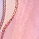 Bandeau de ruban pompon noeud perle/enfants enfant en bas âge Couleur-A