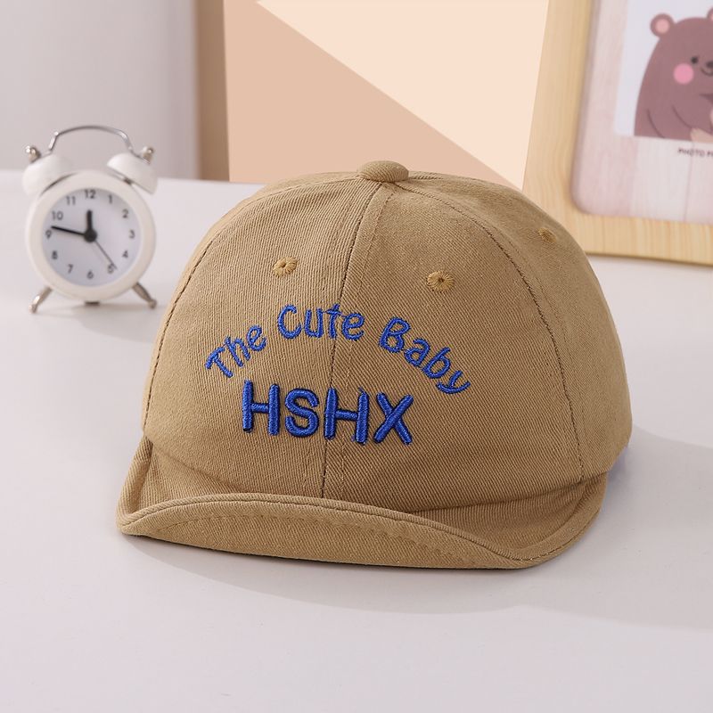 Baby Casual Lettered Soft-brimmed Cap