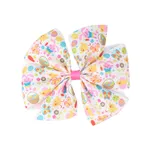 2-pack Toddler/kids Easter Bunny Bow Hair Clips MultiColour
