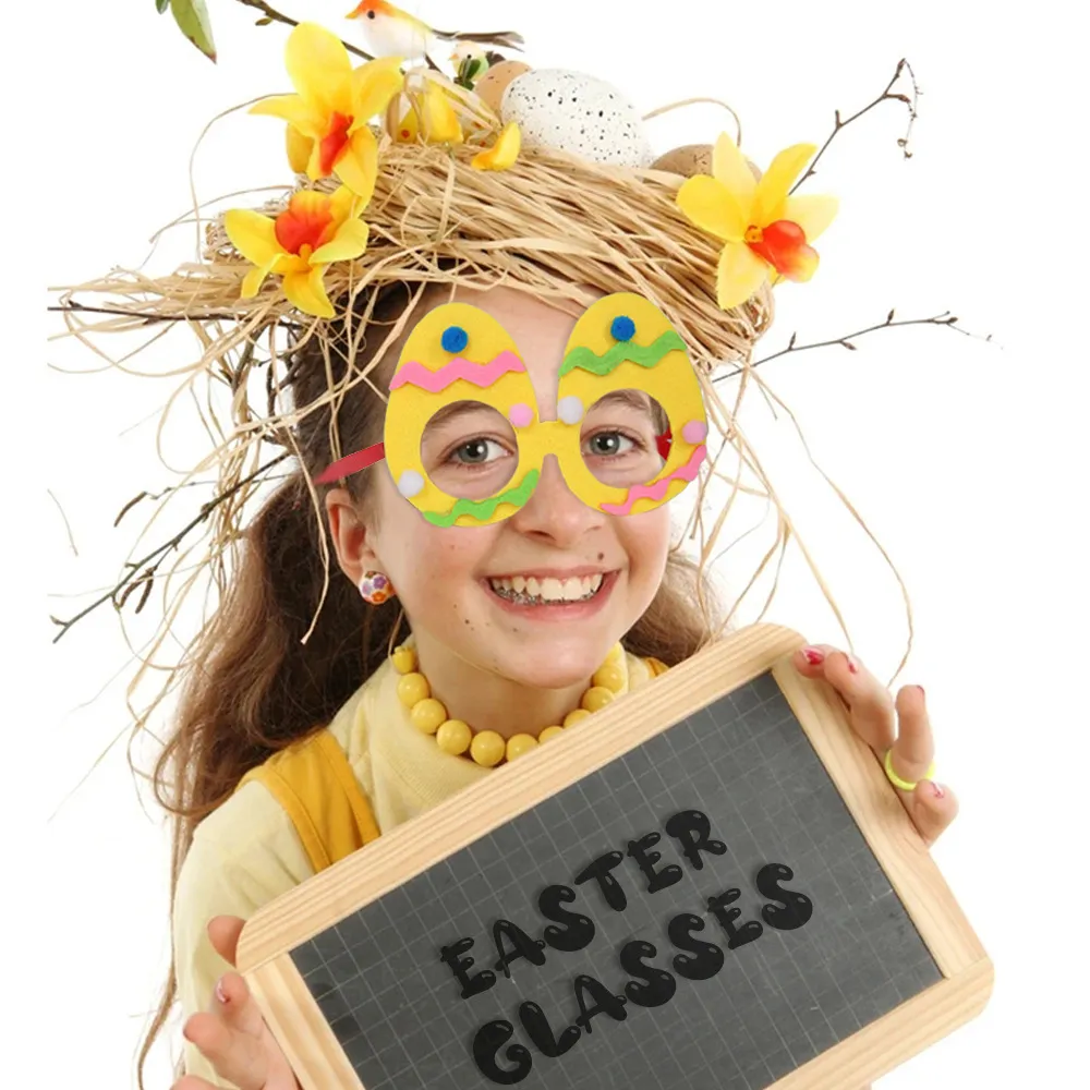 Amarillo - Gafas de Pascua infantiles para niños pequeños / niños para niñas y niños - image 3