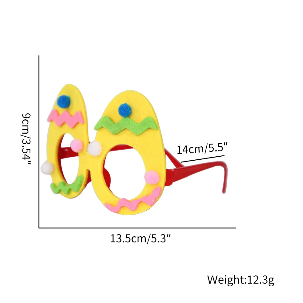 Kleinkind/Kinder Kindliche Osterbrille für Mädchen und Jungen gelb big image 1