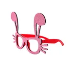 Óculos de Páscoa Infantis para Meninas e Meninos Rosa Quente