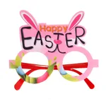 Montura de gafas de huevo de conejito de Pascua para niños pequeños / niños Rosado