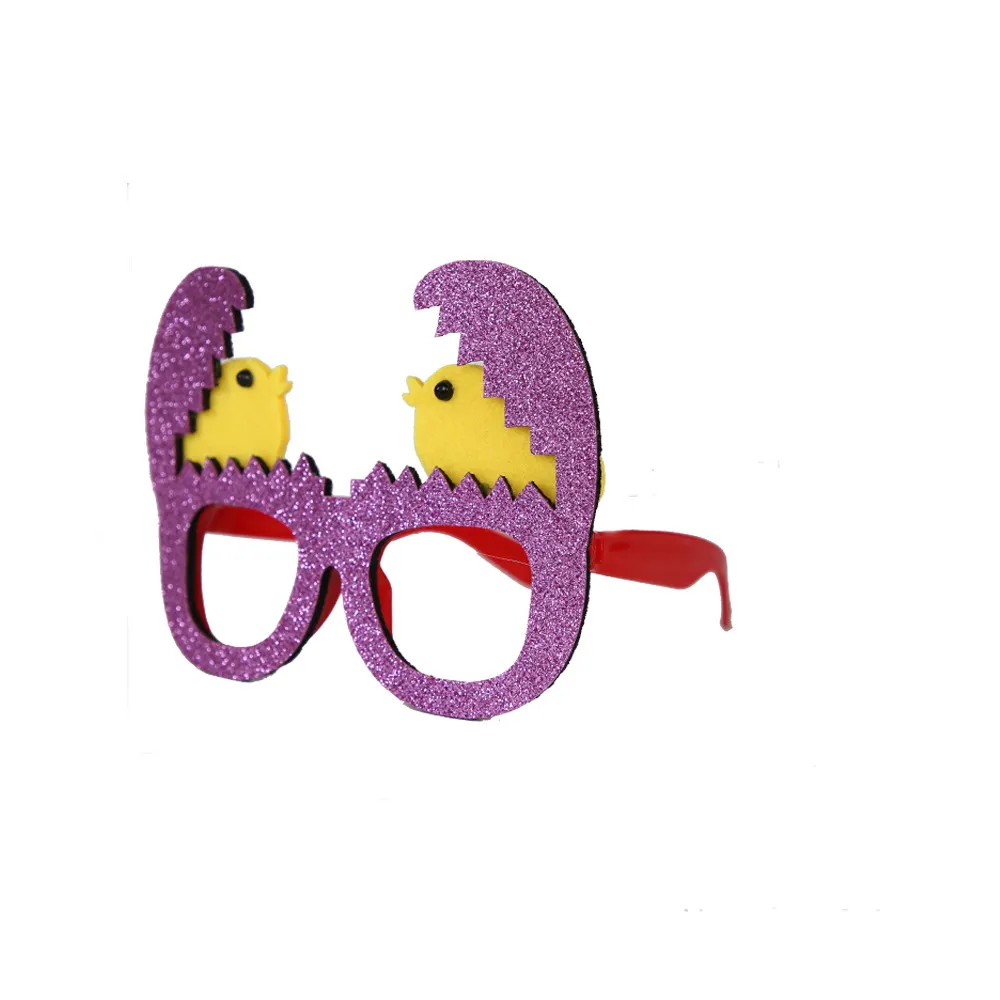 Óculos de Páscoa Infantis para Meninas e Meninos Rosa Roxo big image 1