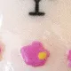 Pince à cheveux lapin de bande dessinée sur le thème de Pâques fille enfant en bas âge avec noeud incarnadinerose