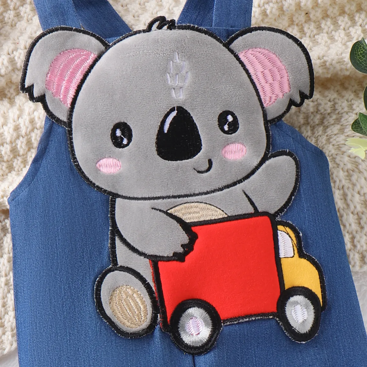 Childlike Koala Hyper-Tactile Jumpsuit for Baby Boy DENIMBLUE big image 1