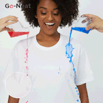 Go-Neat wasserabweisende und schmutzabweisende T-Shirts für Damen weiß