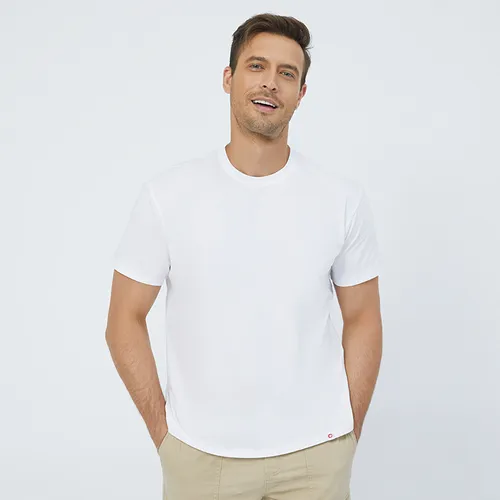 Go-Neat repelente de água e camisetas resistentes a manchas para homens