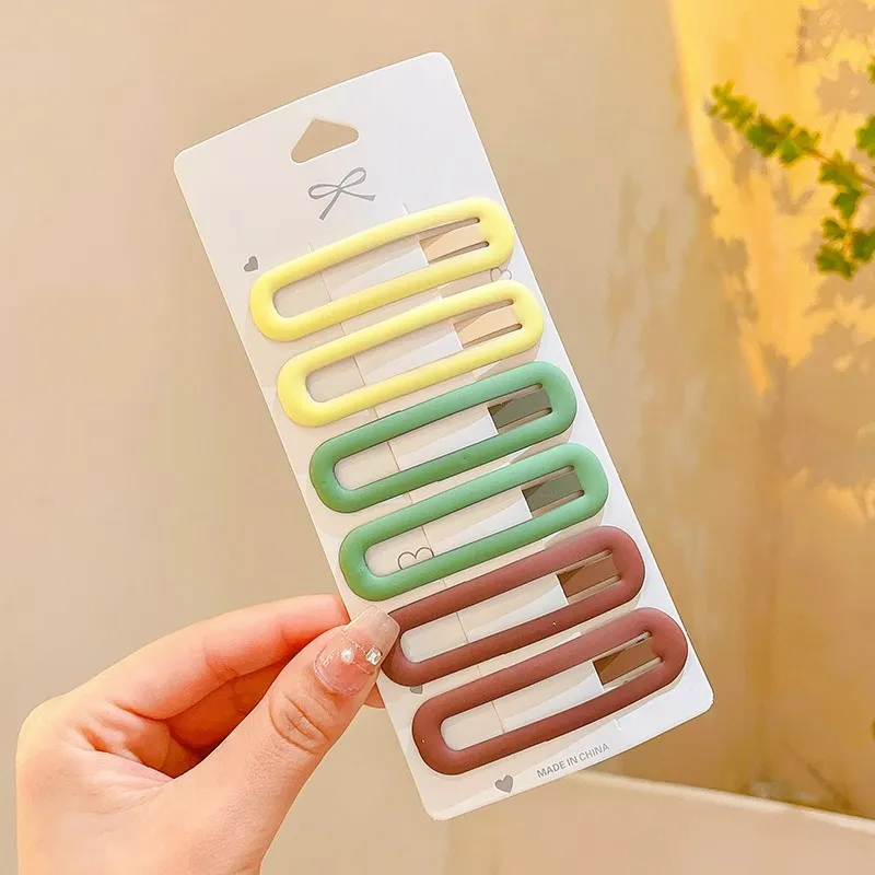 

6-pack Toddler/kids Sweet Matte Hair Clips