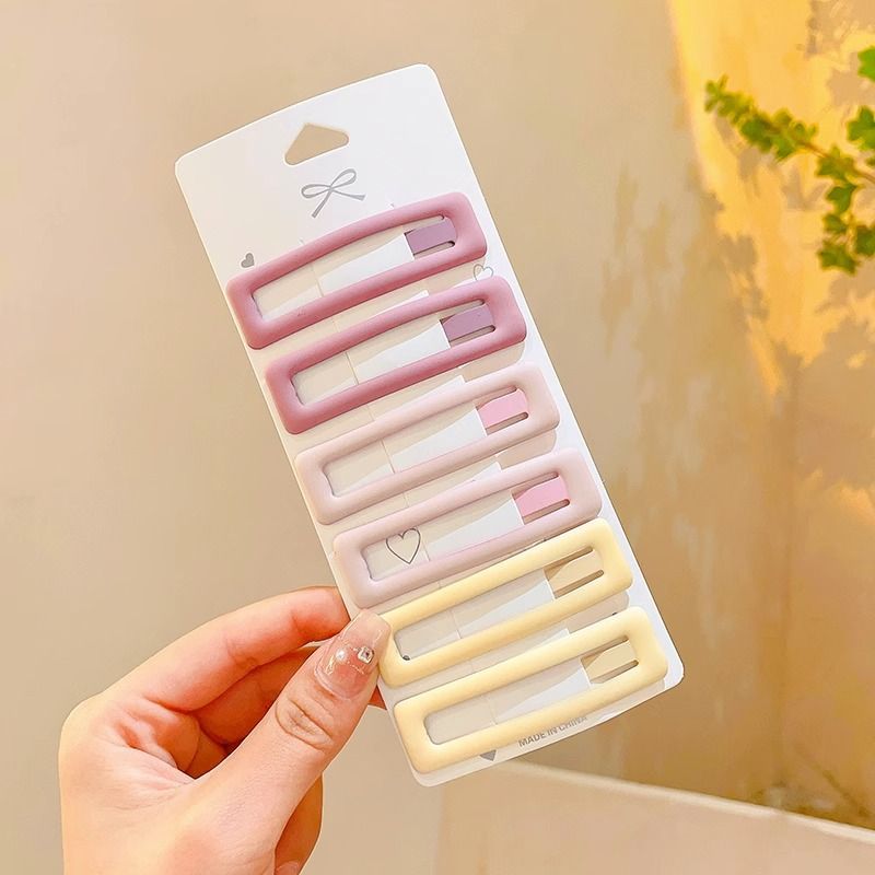 

6-pack Toddler/kids Sweet Matte Hair Clips
