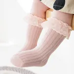 Baby/toddler Girl Summer Anti-mosquito Lace Socks Pink
