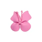 Toddler/kids Sweet PU leather all-inclusive bow hair clip Pink