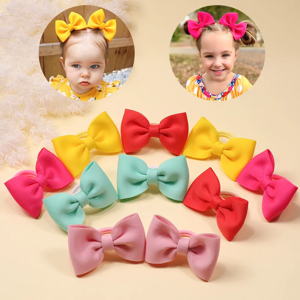 Toddler/kids Girl Dopamine-colored Children's Butterfly Hair Ties Pink big image 1