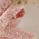 Criança Menina Bonito Cor sólida Calçado de pele sintética Rosa