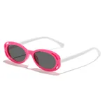 Parent-Child Fashion Sunglasses Glasses with Velvet Bag Packaging Rosy
