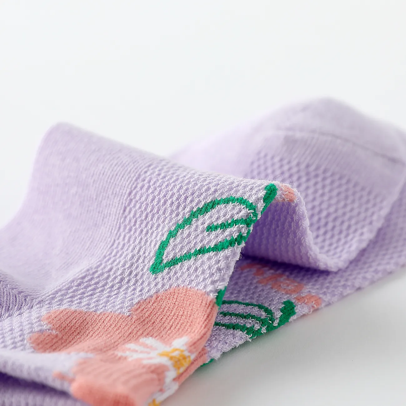 5-pack Toddler/kids Cute Floral Breathable Mesh Socks MultiColour big image 1