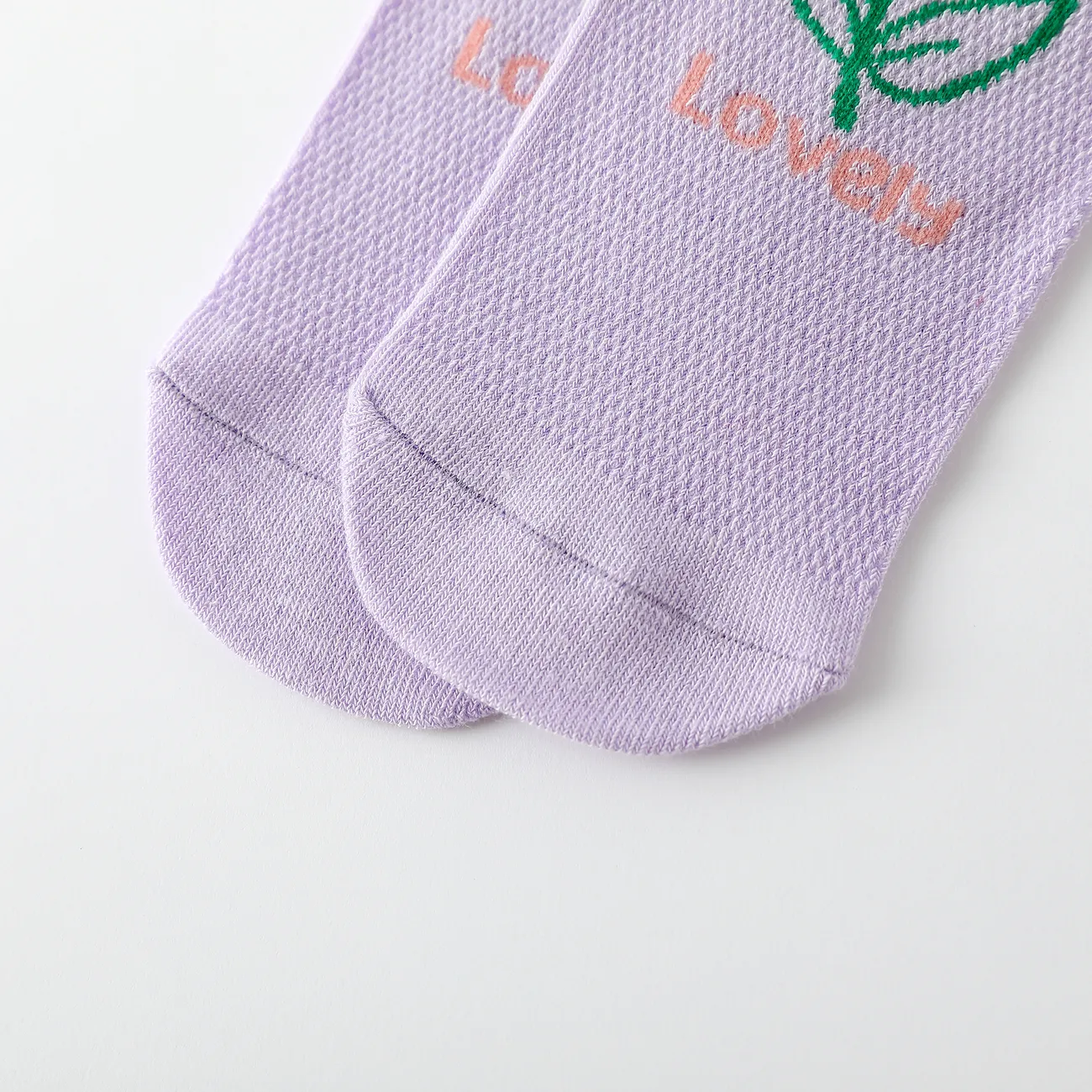 Paquete de 5 calcetines de malla transpirable floral para niños pequeños / niños lindos multicolor big image 1