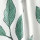 Neonato Ragazza Bottone Foglie di palma Casual Manica lunga Tute Verde/Bianco