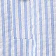 100% Cotton Stripe Print Sleeveless Baby Jumpsuit Blue