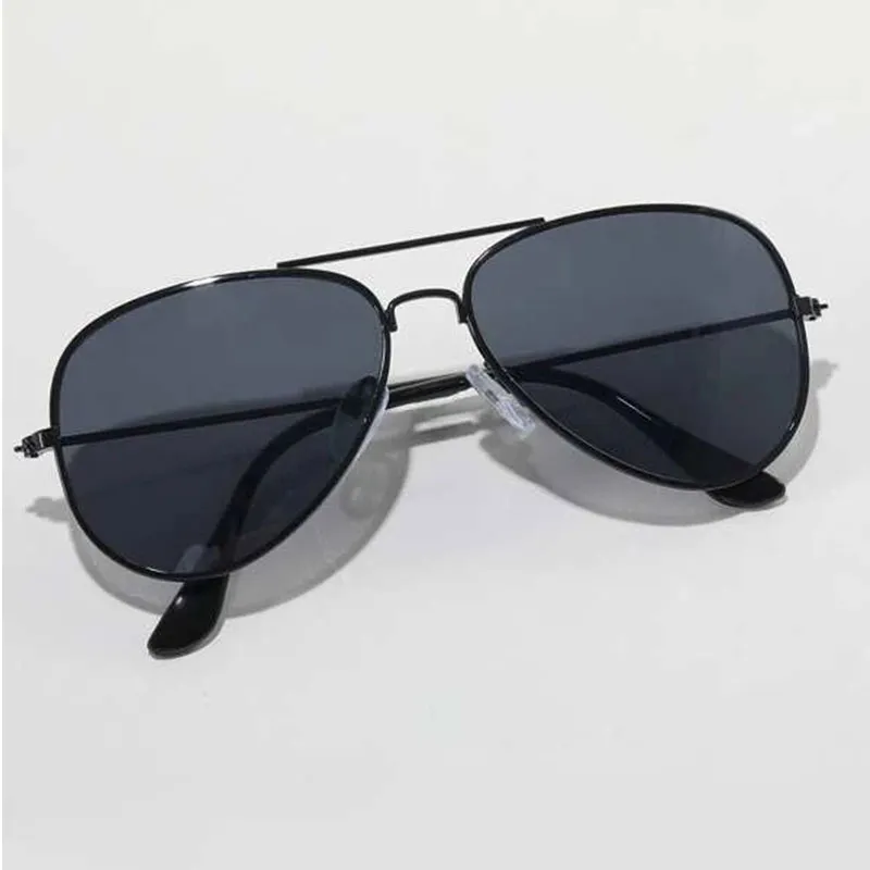 Froschförmige Sonnenbrille für Kleinkinder/Kinder aus Metall - Modische Baby-Sonnenbrille schwarz big image 1