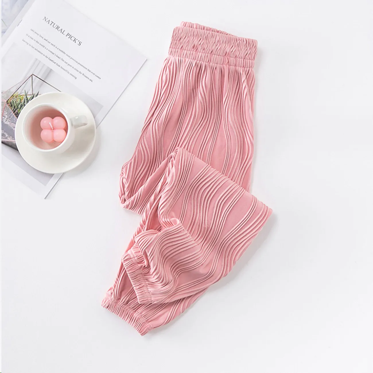 Toddler Girl's Cool Wave Air Conditioning Pants Pink big image 1