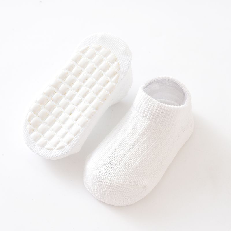 

Baby/toddler Candy-Colored Combed Cotton Point Glue Boat Socks for Spring and Summer