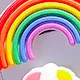 6pcs Toddler Girl Sweet Cute Cartoon Hair Clips White