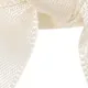 Bandeau simple et polyvalent doux pour bébé fille avec conception de noeud Blanc