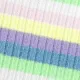 Baby Girl Hyper-Tactile 3D Design Colorful Stripe Romper  Blue