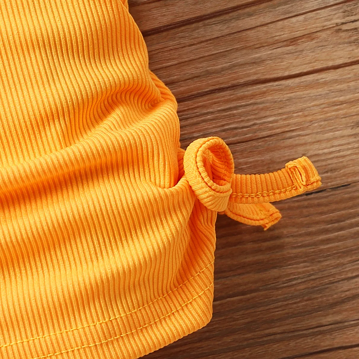 Niño pequeño Chica Informal Camisetas sin mangas naranja big image 1