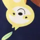 Bebé Menino Preguiça Infantil Manga comprida Macacão Azul Marinho