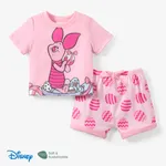 Disney Winnie the Pooh 2pcs Easter Baby/Toddler Boy/Girl Character Naia™ Print Tee and Shorts Set
 Pink