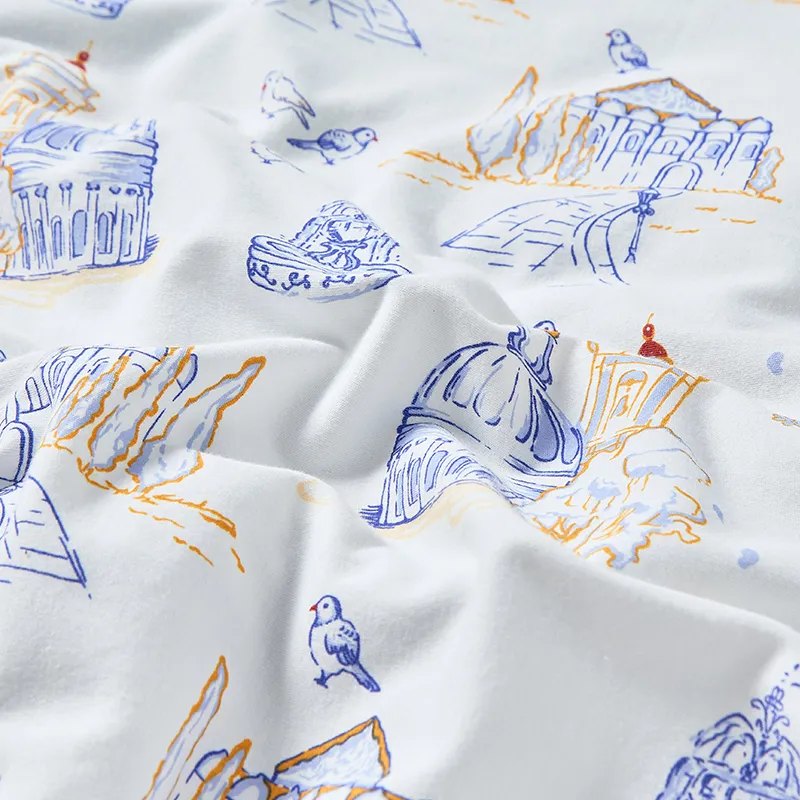 Soft Plush Cartoon Cobertor de conforto infantil Azul big image 1