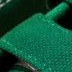 طفل صغير / أطفال فتاة / فتى عارضة الفيلكرو قماش منخفضة أعلى جولة اصبع القدم الأحذية  أخضر