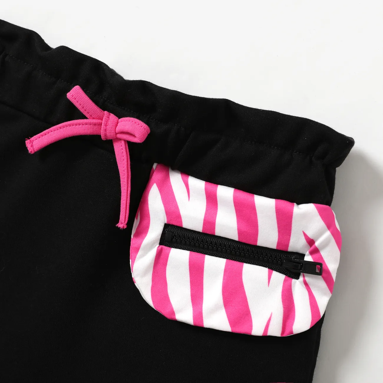 Barbie 2pcs Toddler/Kids Girls Striped Patch Pocket Skirts Set
 Roseo big image 1