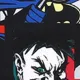 Batman Kid Boy Super Hero Character Print  Colorblock Top and Pants Color block