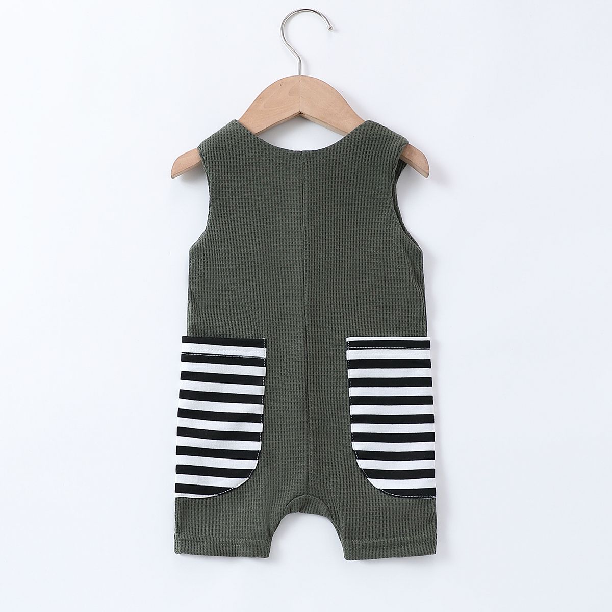 

Baby Boy Casual Striped Jumpsuit