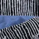 2/3pcs modernes und minimalistisches Cartoon-Bettwäscheset mit geometrischem Muster, einschließlich Bettbezug und Kissenbezügen grau