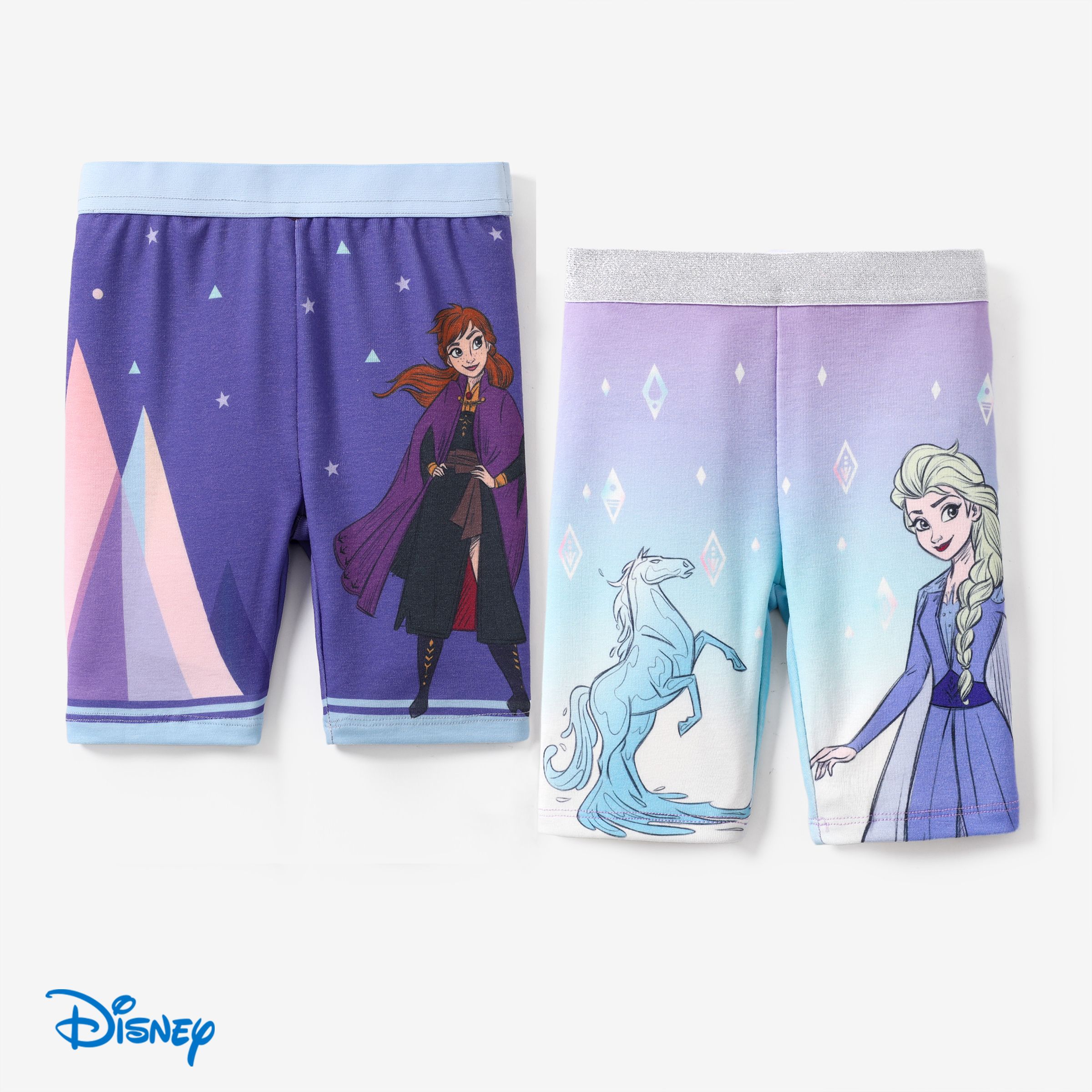 

Disney Frozon Elsa/Anna 1 pc Toddler Girl Gradient Pattern Character Print Legging